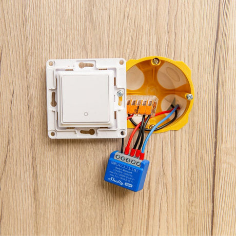 Shelly 1 Mini Gen4 Relay (blau, Bluetooth 4.2, WLAN)