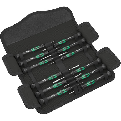 Wera Compact Micro 21 ESD 1 Schraubendreher (schwarz grün, für Elektrogeräte)