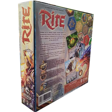 Rite Brettspiel (englisch, 2 – 5 Spieler, 60 Minuten, ab 14 Jahren)