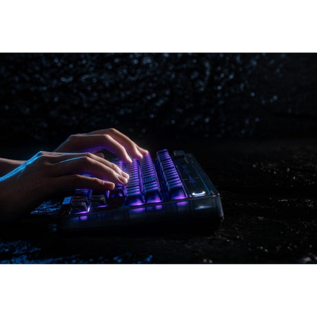 8bitdo Retro 87 mechanische Tastatur – Mecha Break (schwarz, US-Layout (QWERTY), Kailh Box Jellyfish Pro Glaze, 80 % (TKL), ABS-Tastenkappen, Hot-Swap, Bluetooth LE 5.0, kabellos 2,4 GHz, USB)