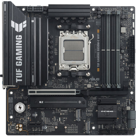 Asus tuf gaming b850m-e wifi socket am5 moederbord (2.5gb-lan, wi-fi 6e, bt, sound, µatx)