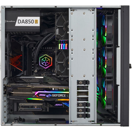 Silverstone RM44 Rackgehäuse (schwarz | 4U | USB Typ-C | 2x 80mm Gehäuselüfter im Lieferumfang enthalten)