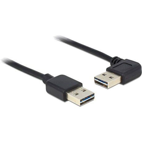 Delock Easy-USB-A 2.0 Stecker > Easy-USB-A 2.0 Stecker Kabel (schwarz, 3 Meter)