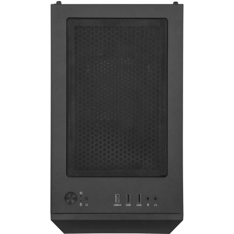 Silverstone sst-fah1mb-pro Midi-Tower-Gehäuse (schwarz | 3x USB-A | RGB | gehärtetes Glas)