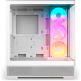 Nzxt s5 rgb midi tower behuizing (wit | 2x usb-a | 1x usb-c | rgb | tempered glass)