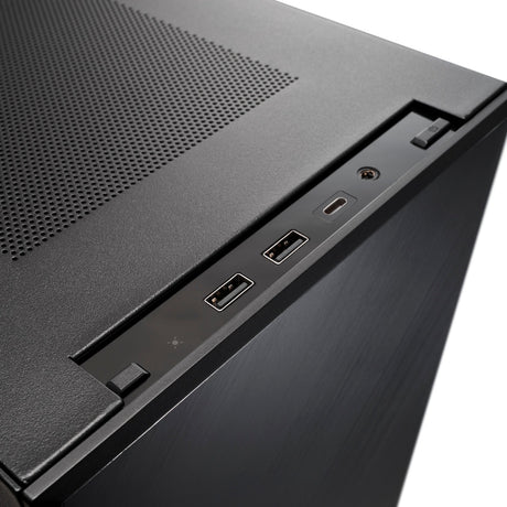 Silverstone Sugo 17 Mini-Tower-Gehäuse (schwarz | 2x USB-A | 1x USB-C)
