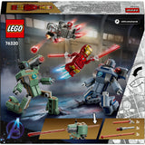 Lego Superhelden Marvel 76320 Iron Man und Kriegsmaschine gegen Hammerdrohnen