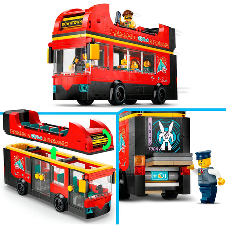 Lego City Touristischer roter Doppeldeckerbus – 60407