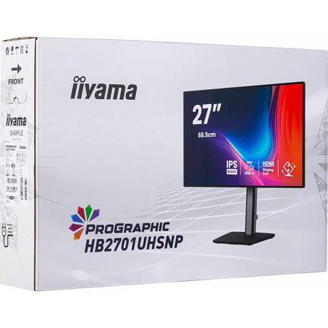 Iiyama Prographic HB2701UHSNP-B1 27 4K-UHD-Monitor (Schwarz (matt), HDMI, DisplayPort, USB-C, Audio)