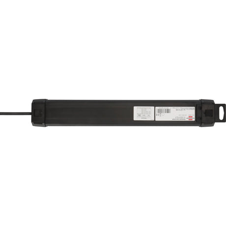 Brennerstuhl premium-line Steckdosenleiste 6-fach mit USB-C PD 30W und USB-A 18W Steckdosenleiste (schwarz, 1x USB-A, 1x USB-C)