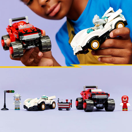 Lego Sonic the Hedgehog 77118 Silvers Car vs. Knuckles‘ Monstertruck