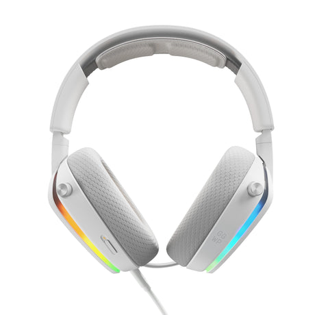 Glorious GHS Eternal RGB – Stereo-RGB-Gaming-Headset, Over-Ear-Gaming-Headset (weiß, PC, PS5, PS4, Switch, USB-C)