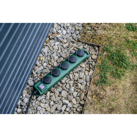 Brennerstuhl supersolide SL 554 die IP54 Gartensteckdose 5-fach 5m H07RN-F 3G1,5