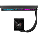 Asus rog strix lc iv 360 argb lcd waterkoeling (zwart)