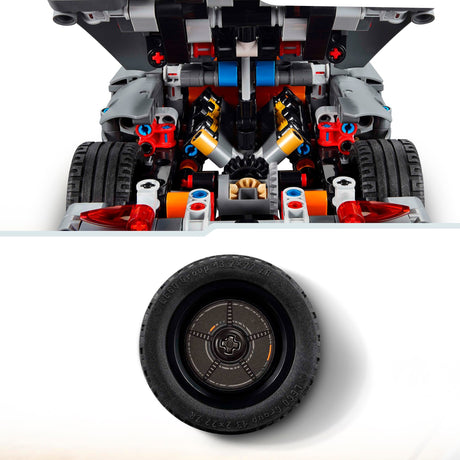 Lego Technic 42173 Koenigsegg Jesko Absolut Grey Hypercar