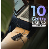 ICY BOX 4-Port-Hub mit USB-C 3.2 Gen 2