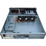Inter-tech 2u-2098-sl Rackgehäuse (schwarz | 2x USB-A)