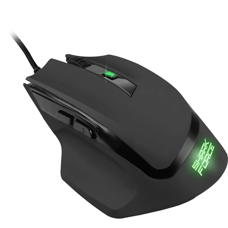 Sharkoon Shark Force II Gaming-Maus (Schwarz, 400 - 4200 dpi, mehrfarbige LEDs)