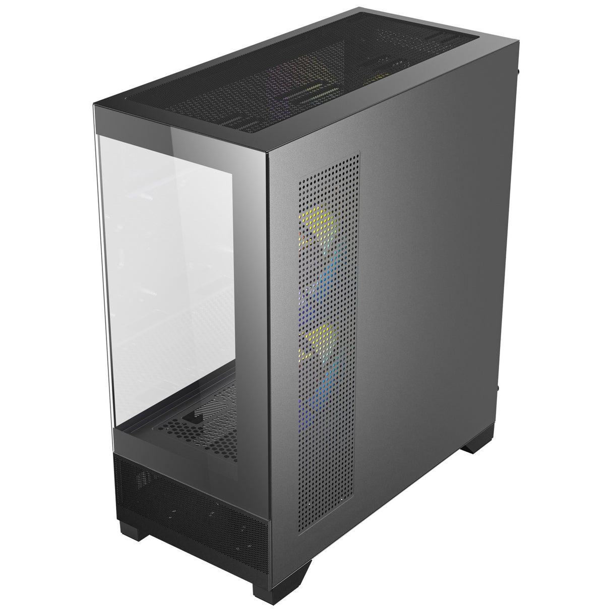Antec cx700 argb Midi-Tower-Gehäuse (schwarz | 1x USB-A | 1x USB-C | gehärtetes Glas)