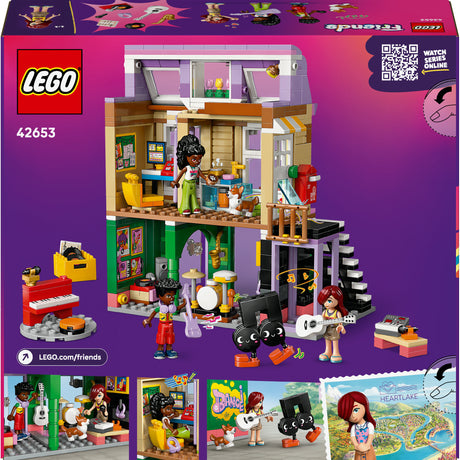 Lego Friends Musikladen und Wohnbausatz für Kinder – 42653