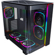 Montech King 95 Pro Midi-Tower-Gehäuse (schwarz | 2x USB-A | 1x USB-C | RGB | gehärtetes Glas)