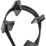 Silverstone SST-CP06-E4, 1x 15-polige SATA> 4x 15-polige Sata