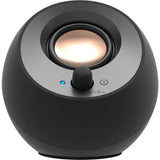 Creative Pebble V3 PC-Lautsprecher (schwarz, Bluetooth, USB-C, Aux)