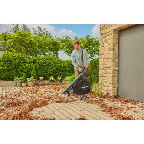 Gardena Staubsauger – Laubbläser PowerJet Collect Laubsauger Laubbläser (grau schwarz, Akku und Ladegerät nicht im Lieferumfang enthalten)