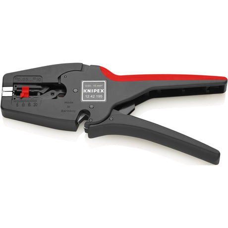 Knipex Multistrip 10 automatische Abisolierzange 1242195 (schwarz rot)