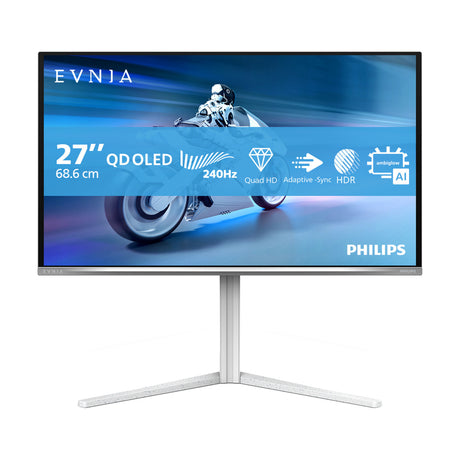 Philips Evnia 6000 27m2n6501l 00 26,5 Gaming-Monitor (weiß, 2x HDMI, Display-Port, 2x USB-A, USB-B, 240 Hz)