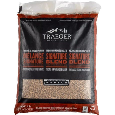 Traeger-Hartholz-Signatur-Brennstoffpellets (9 kg)
