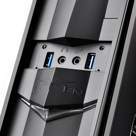 Silverstone sst-rvz02b-w Window-Kit Desktop-Beleuchtung (schwarz | 2x USB-A | Fenster)