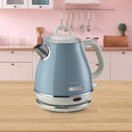 Ariete vintage waterkoker 2868 05 (blauw, 1 liter)