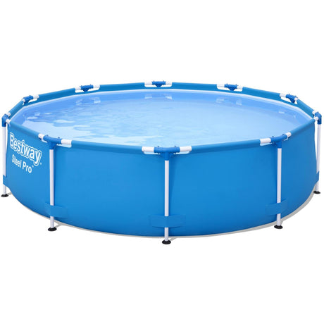 Bestway Schwimmbad Steel Pro Set rund 305 (blau, inkl. Filterpumpe (220-240V))
