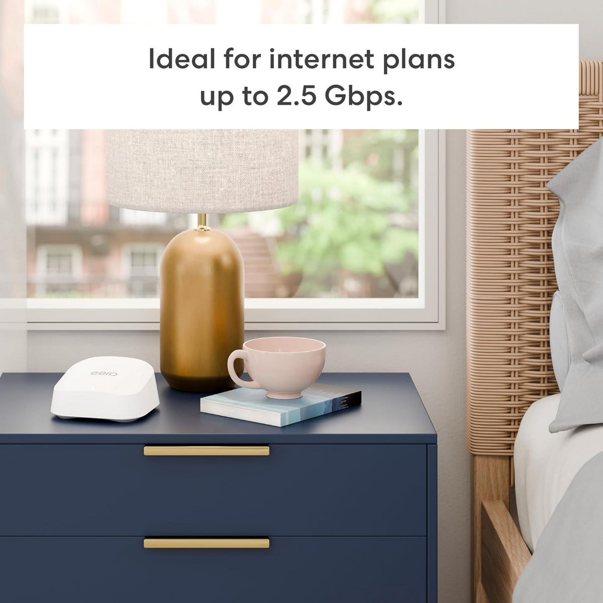 Eero 7 Mesh-WLAN-System, 3-teiliger Mesh-Router (weiß)