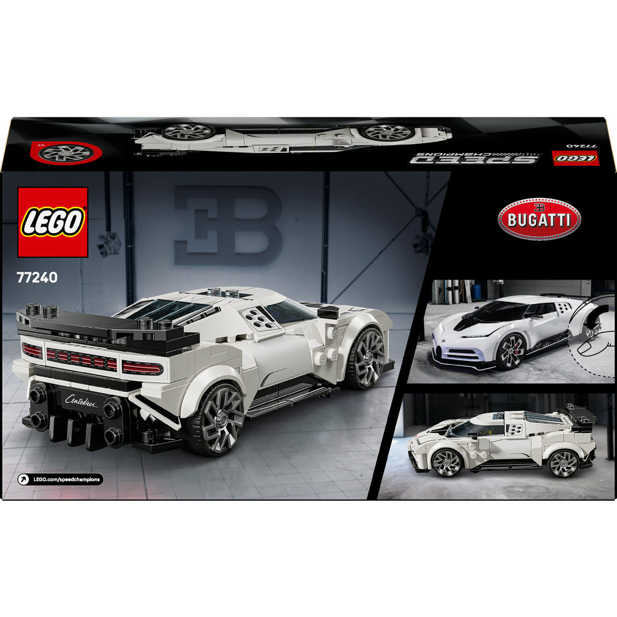 Lego 77240 Speed Champions Bugatti Centodieci Hypersportwagen
