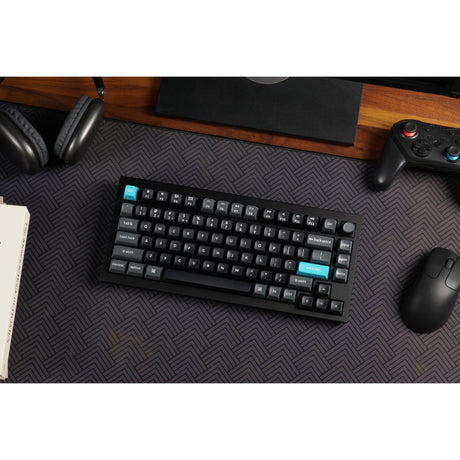 Keychron Q1 Ultra-M3 8K kabellose, benutzerdefinierte mechanische Tastatur (Schwarz, US-Layout (QWERTY), Seidenbommelbraun, 75 %, RGB, Hot-Swap, 8 K, 2,4 GHz | Bluetooth 5.2 | USB-C)