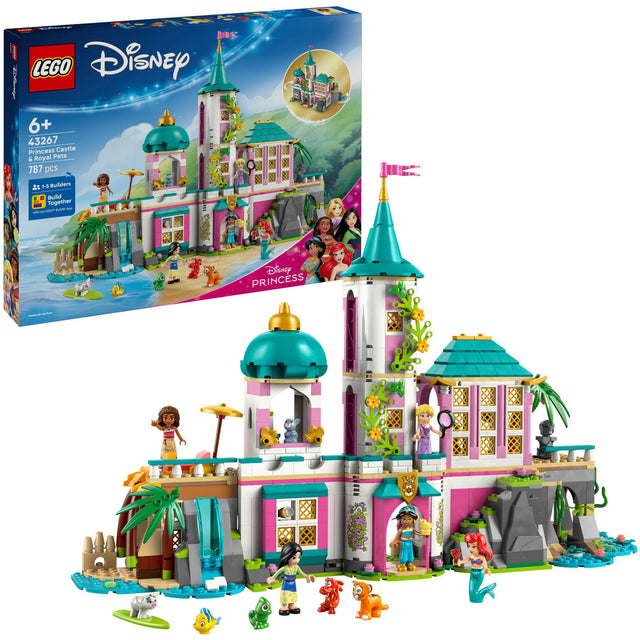 Lego Disney 43267 Prinzessinnenschloss und königliche Haustiere