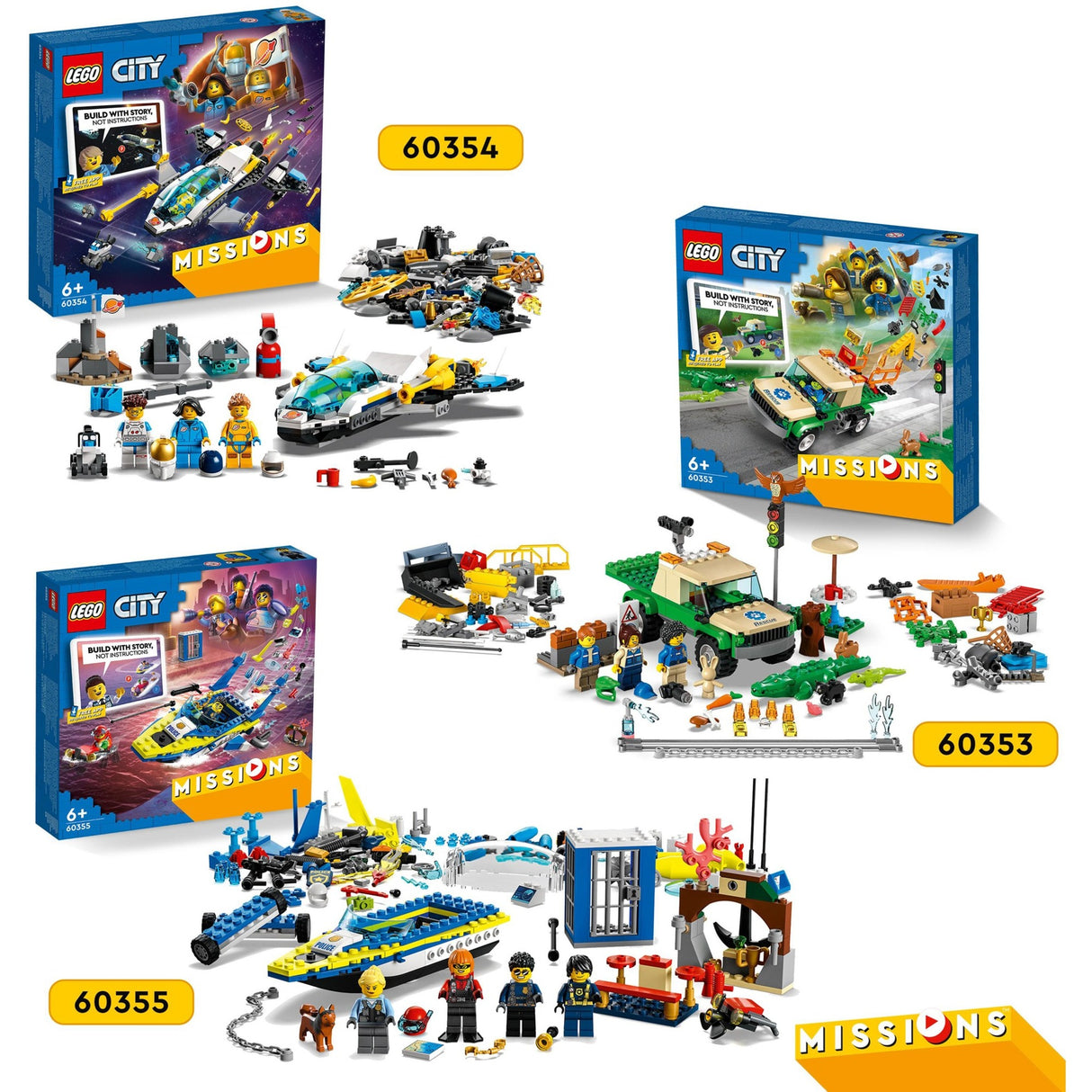 Lego City – Wasserpolizei-Detektivmissionen, Konstruktionsspielzeug (60355)