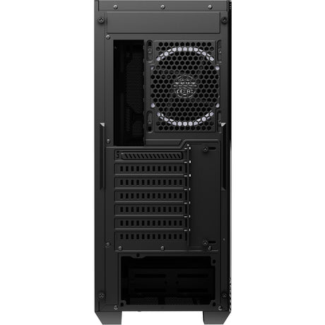 Sharkoon vs8 RGB schwarzes Midi-Tower-Gehäuse (schwarz | 2x USB-A | 1x USB-C | RGB | gehärtetes Glas)