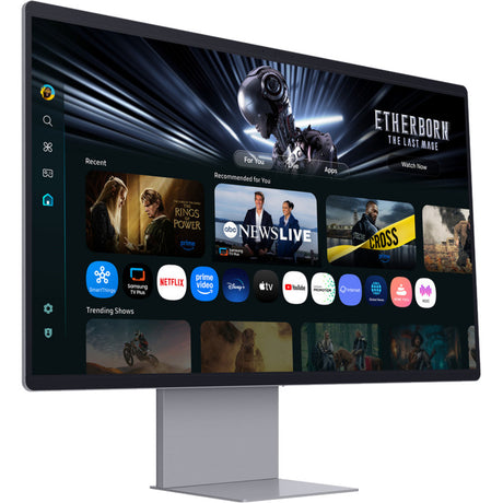 Samsung Smart Monitor M9 M90SF 32 4K UHD (Silber, HDMI, Display Port, 2x USB-A, USB-C, Wi-Fi 5, BT, 165 Hz)