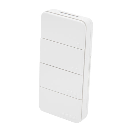 Shelly Blu RC Button 4 ZB Fernbedienung (Weiß, Bluetooth 5 (LE), ZigBee)