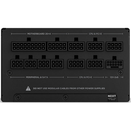 Nzxt C1000 Gold ATX 3.1 modulares 1000-Watt-Netzteil (schwarz, 1x 12V-2x6, 3x PCIe)
