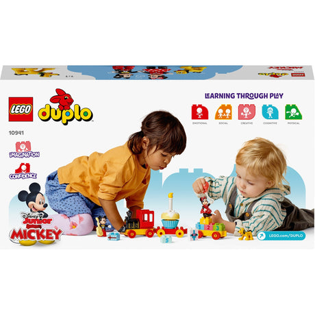Lego Duplo Disney Mickey Minnie Geburtstagszug, baubares Spielzeug für Kleinkinder 10941