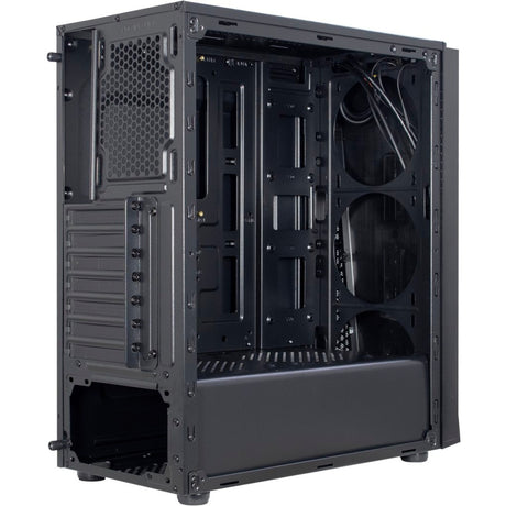 Inter-tech T-11 Televen Midi-Tower-Gehäuse (schwarz | 3x USB-A | Fenster)