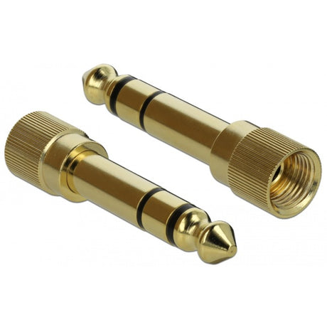 Delock Stereokabel 3,5 mm 3 Pin Stecker > 3,5 mm 3 Pin Stecker (schwarz, 5 Meter)