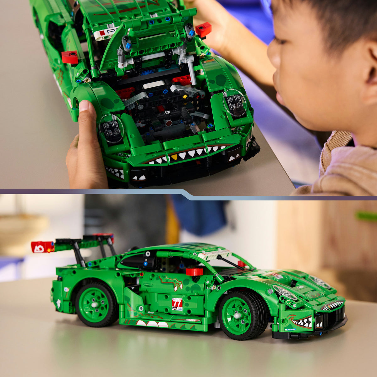 Lego Technic 42224 Porsche 911 GT3 R Rexy AO Rennwagen
