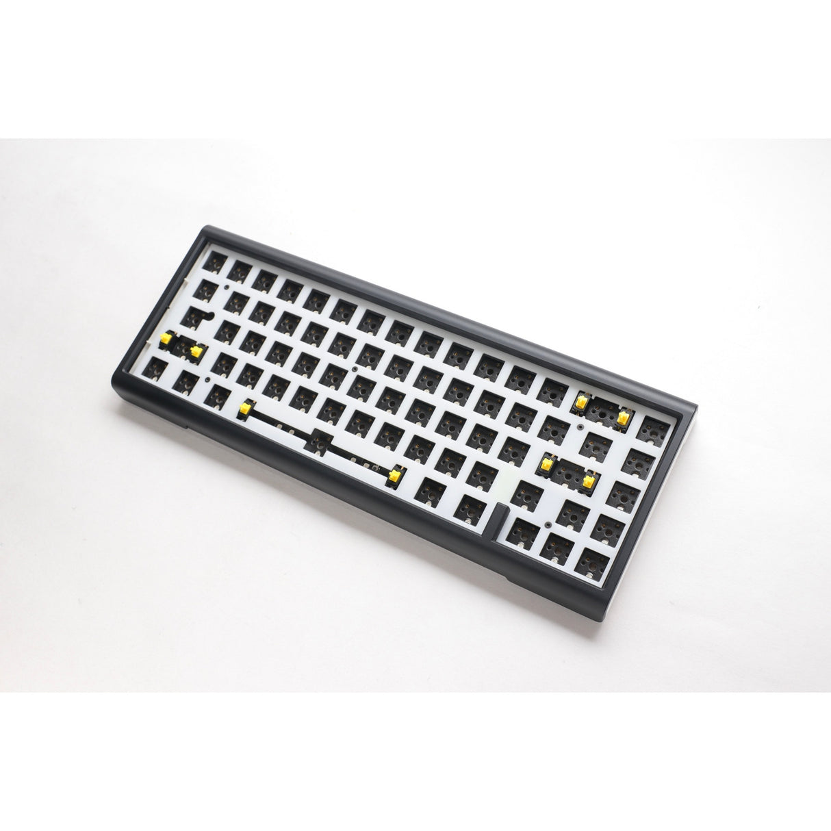 Ducky projectd tinker 65 met qmk via rgb mechanisch toetsenbord (zwart, us lay-out (qwerty), 65%, barebone. rgb leds, hot-swappable, gasket mount)