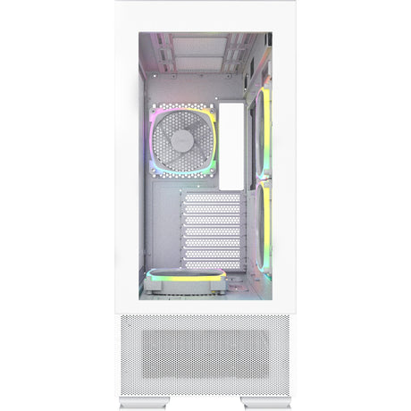 Montech Sky Two Midi-Tower-Gehäuse (weiß | 2x USB-A | 1x USB-C | Fenster)
