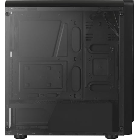 Aerocool Rift Midi Tower Gehäuse (schwarz | 3x USB-A | RGB | Fenster)